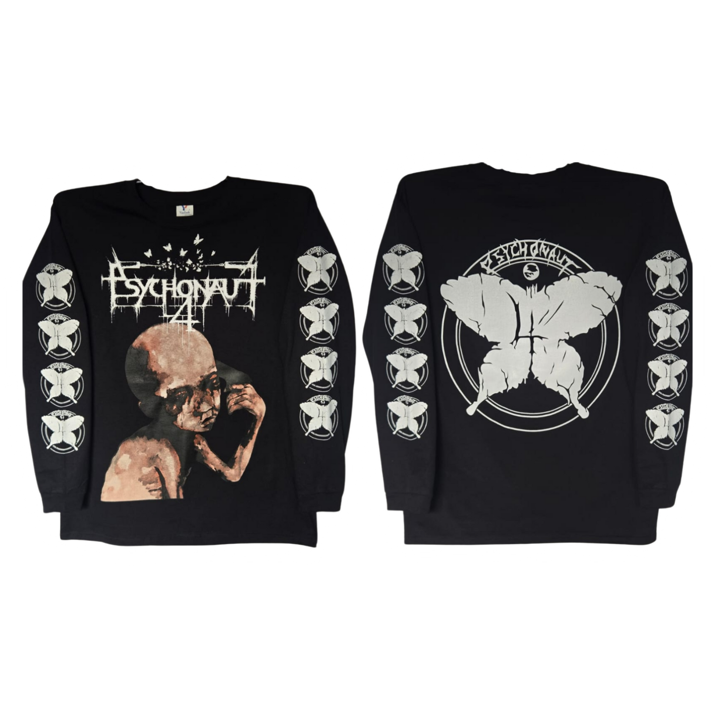 Psychonaut 4 - Dipsomania Playera Manga Larga Negra