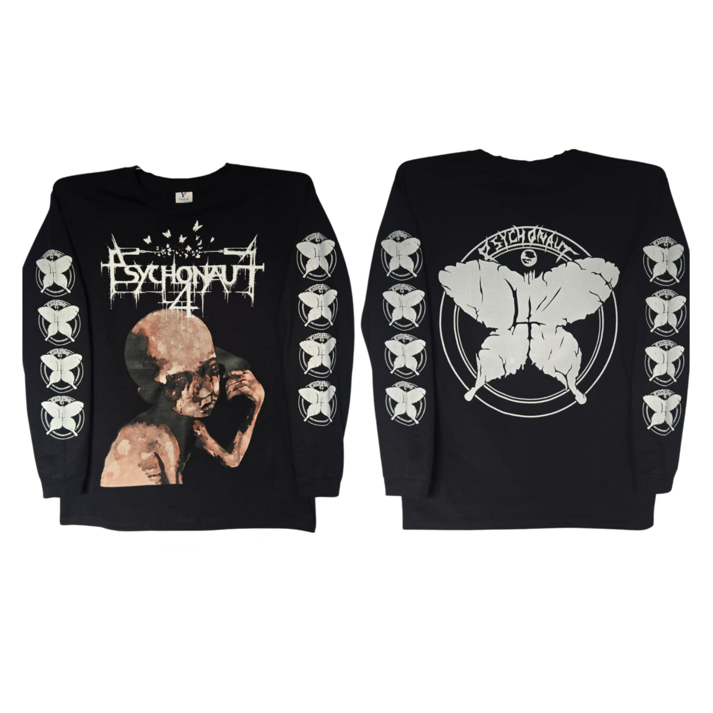Psychonaut 4 - Dipsomania Playera Manga Larga Negra