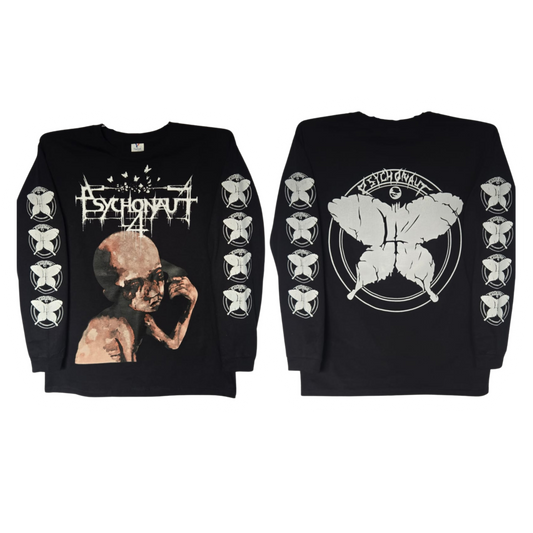 Psychonaut 4 - Dipsomania Playera Manga Larga Negra