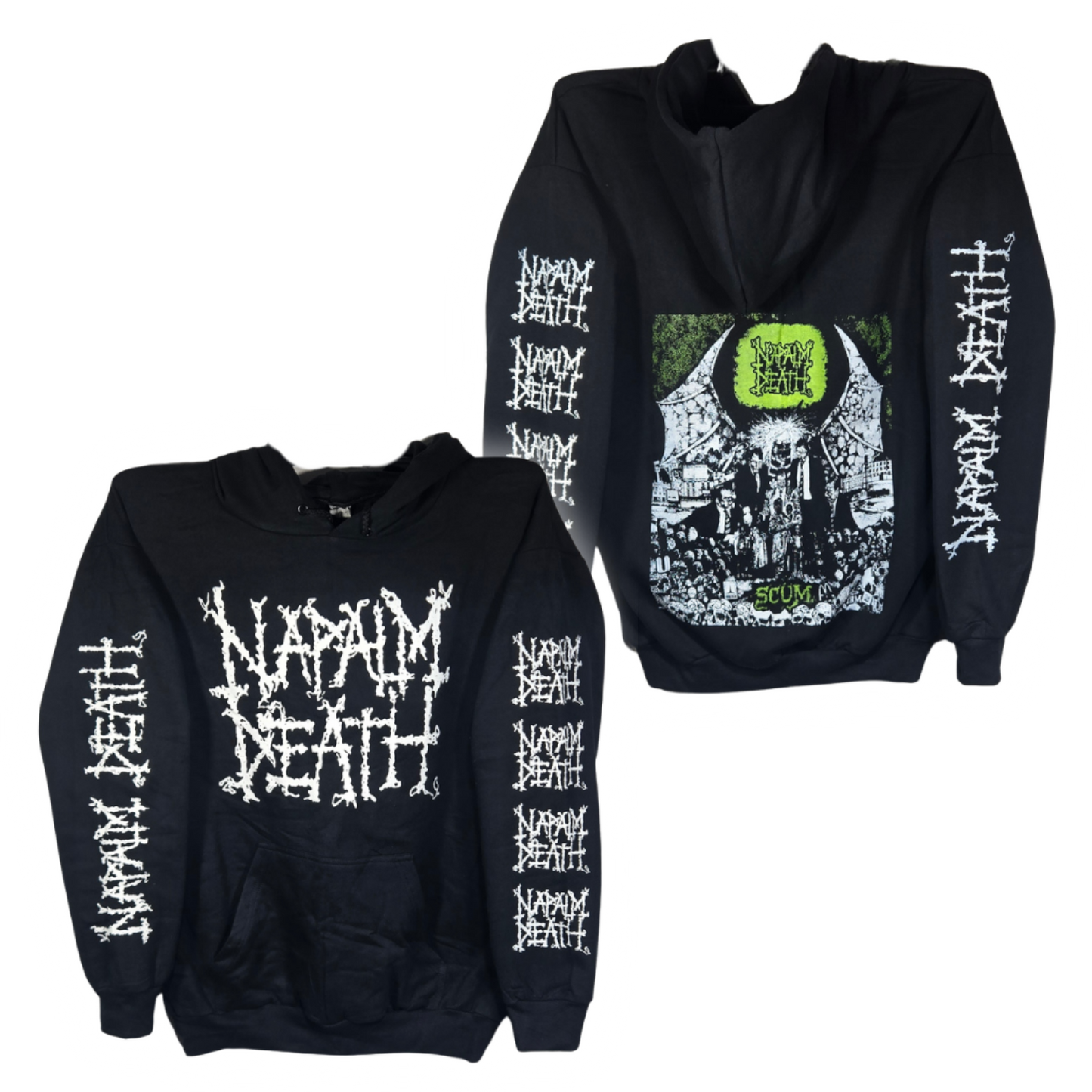 Napalm Death - Scum Sudadera Cerrada
