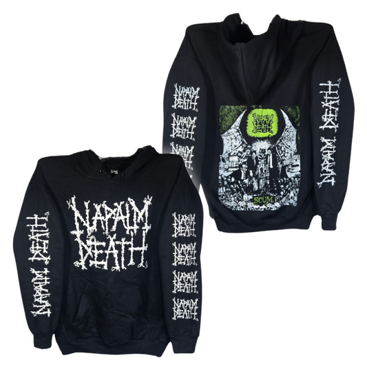 Napalm Death - Scum Sudadera Cerrada