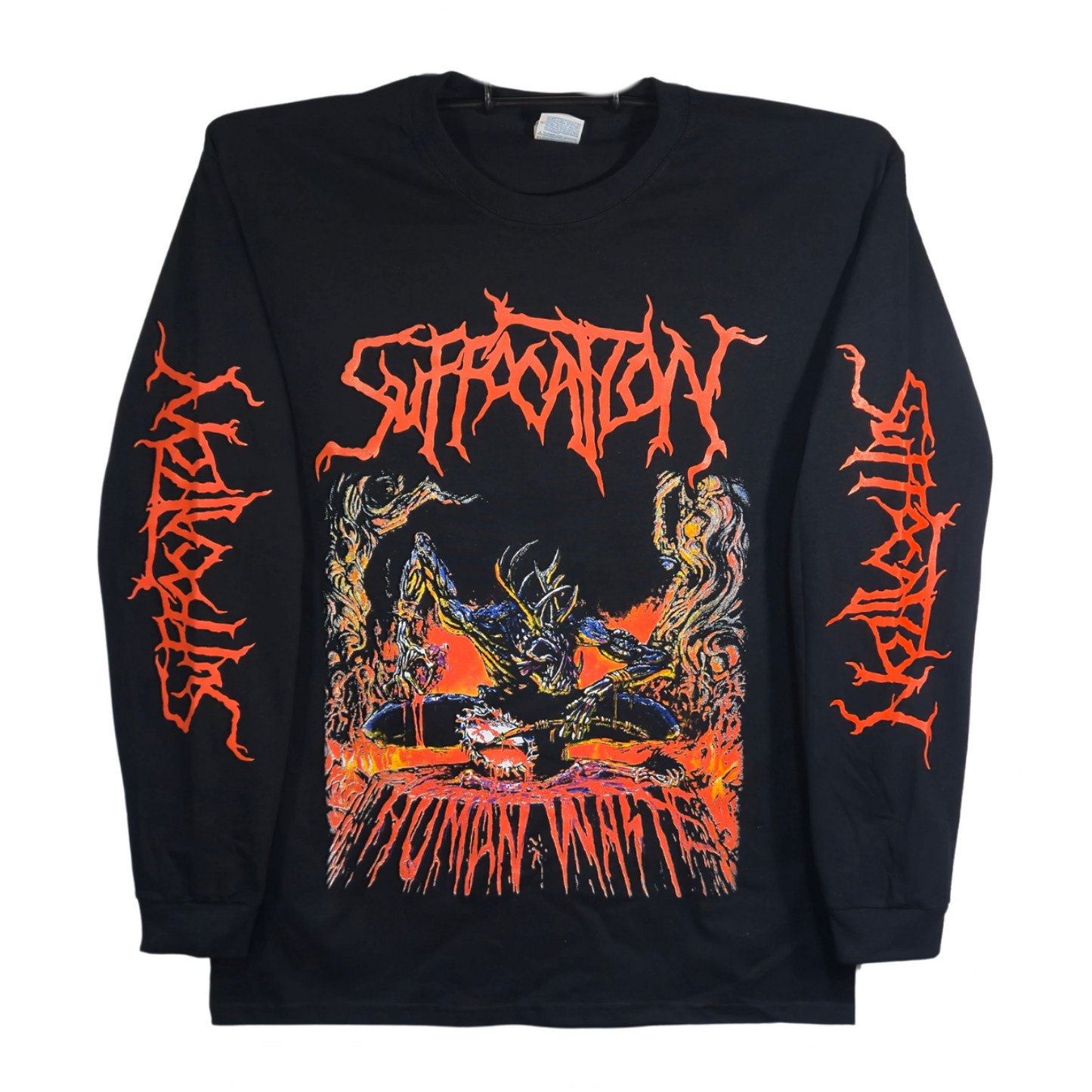 Suffocation - Human Waste Playera Manga Larga
