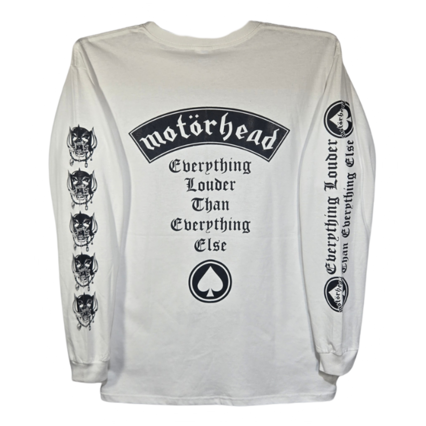 Motorhead - England Playera Manga Larga Blanca