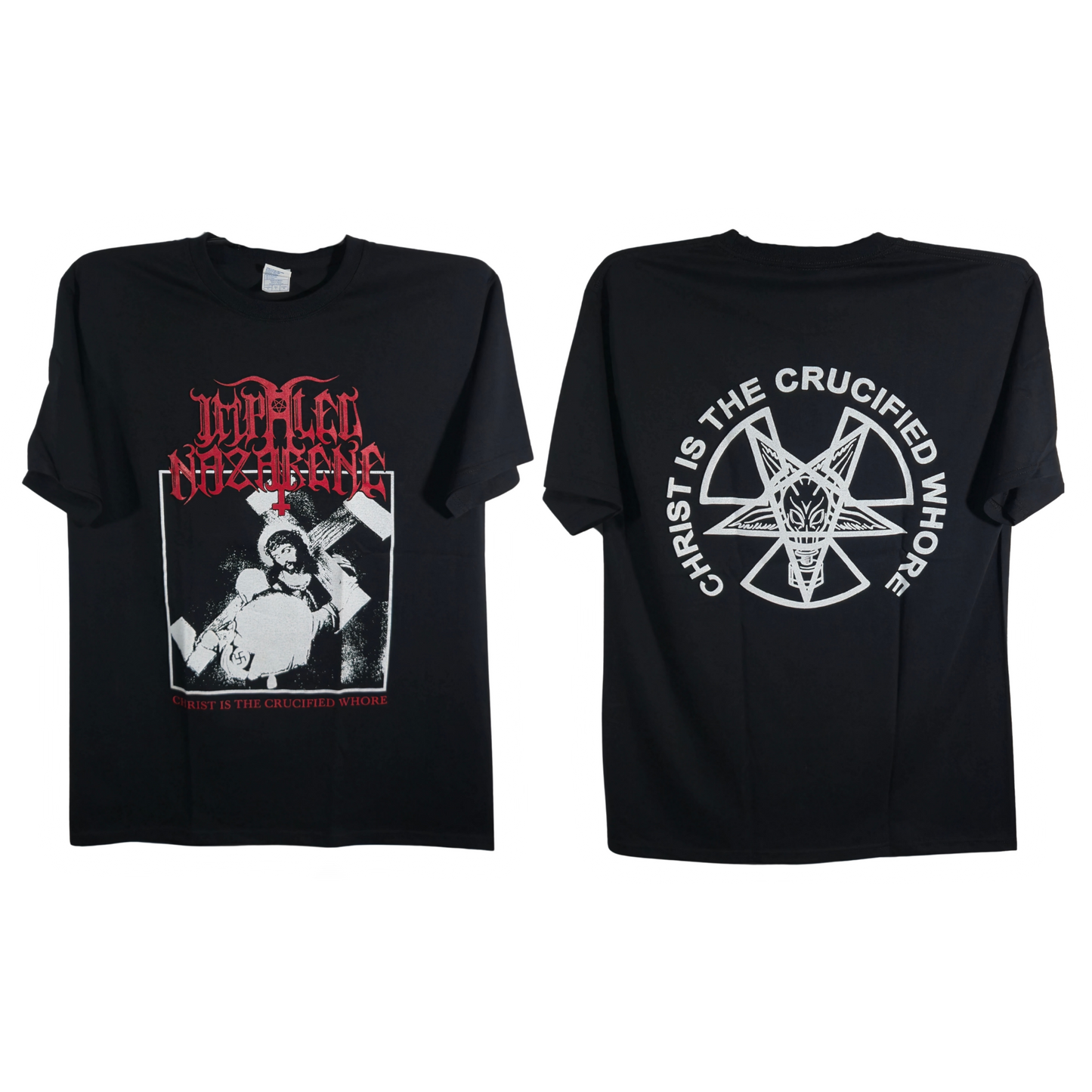 Impaled Nazarene - Christ Is The Crucifed Whore Playera Manga Corta