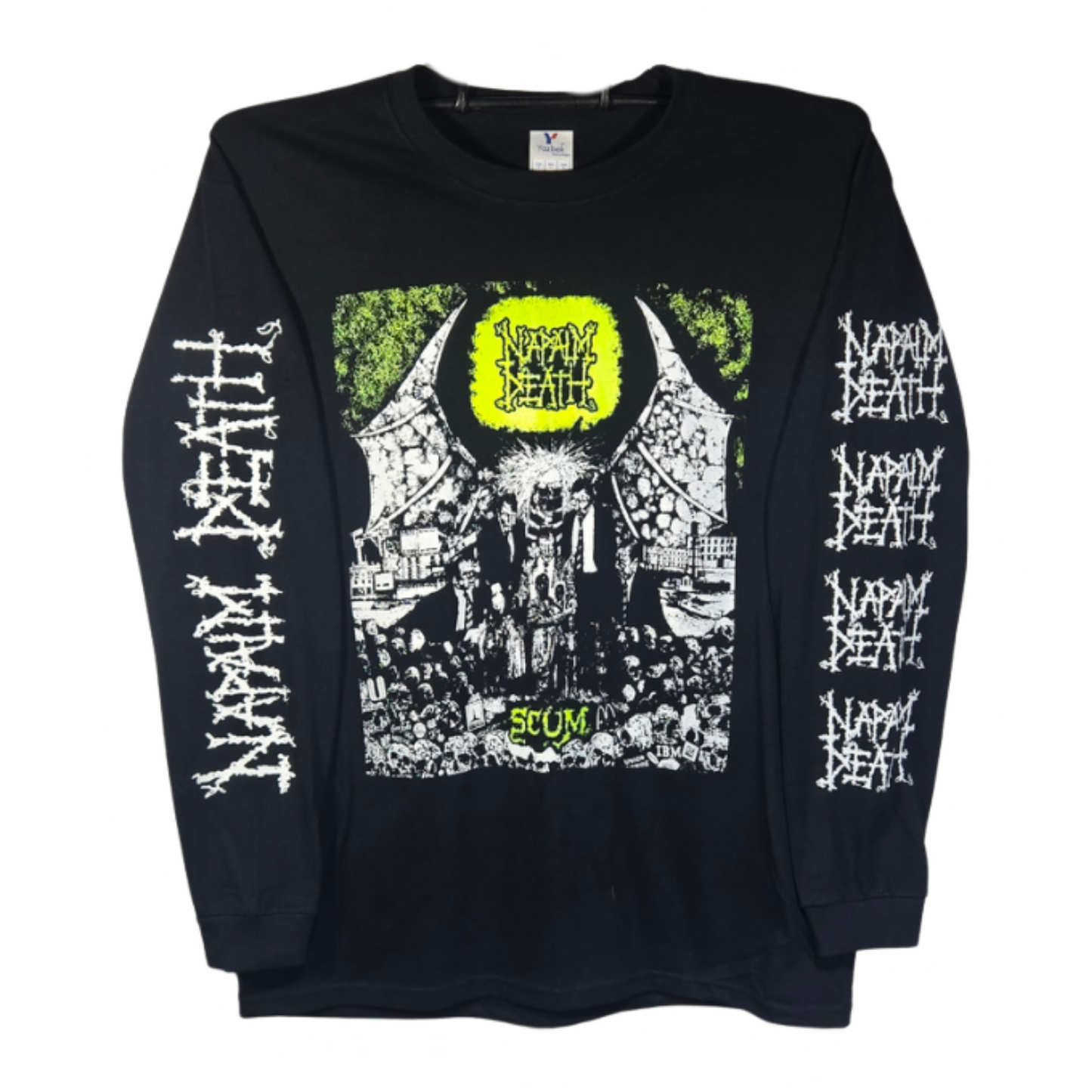 Napalm Death - Scum Playera Manga Larga