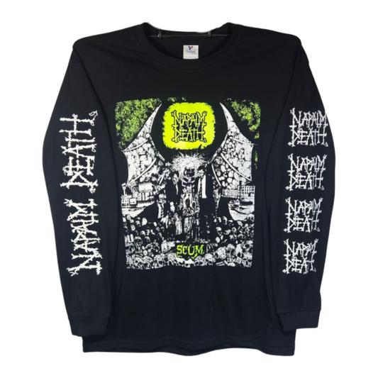 Napalm Death - Scum Playera Manga Larga