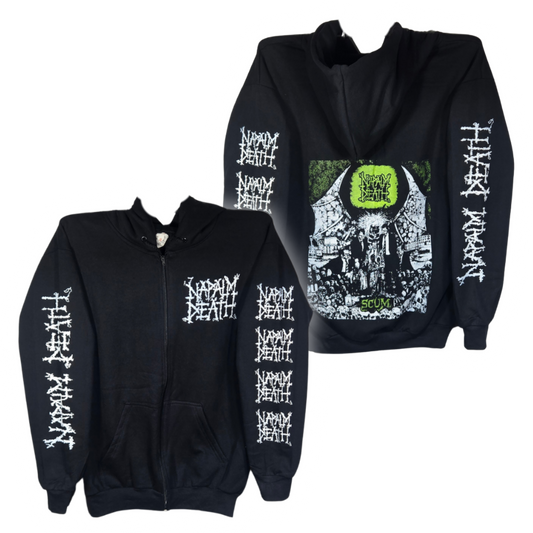 Napalm Death - Scum Sudadera Cierre