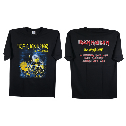 Iron Maiden - Live After Death Playera Manga Corta