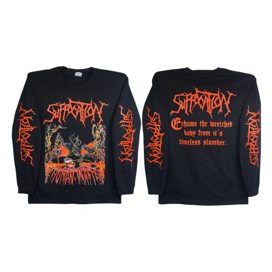 Suffocation - Human Waste Playera Manga Larga