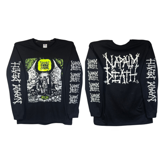 Napalm Death - Scum Playera Manga Larga