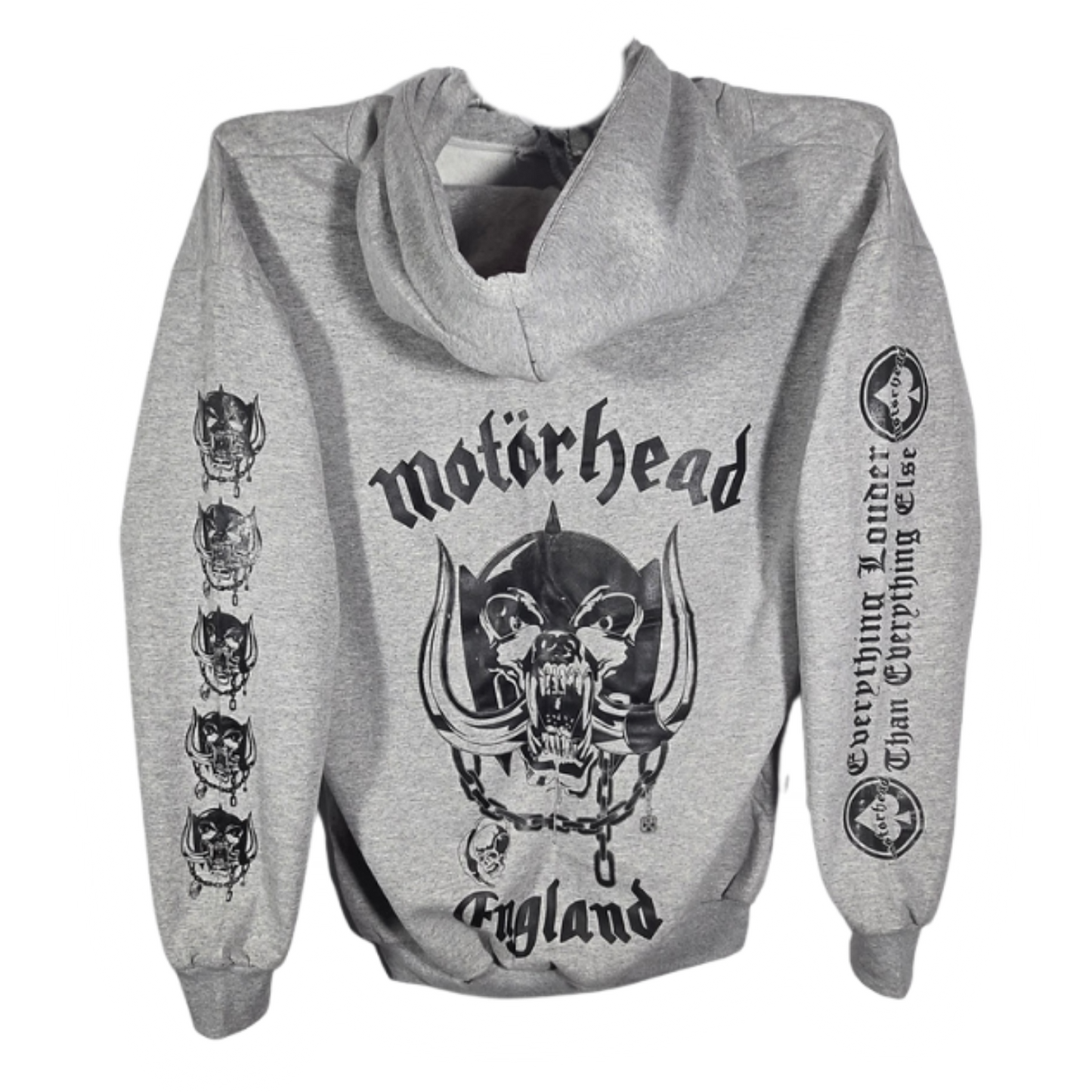 Motorhead - England Sudadera Cerrada Gris