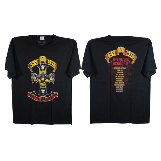 Guns & Roses - Appetite For Destruction I Playera Manga Corta