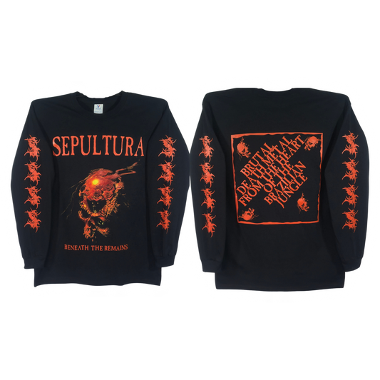Sepultura - Beneath The Remains Playera Manga Larga