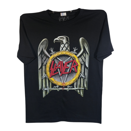 Slayer - Eagle Playera Manga Corta Negra