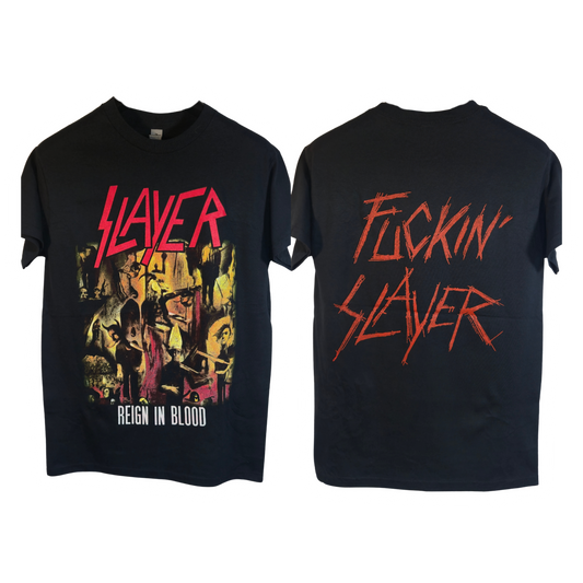 Slayer - Reign In Blood Playera Manga Corta