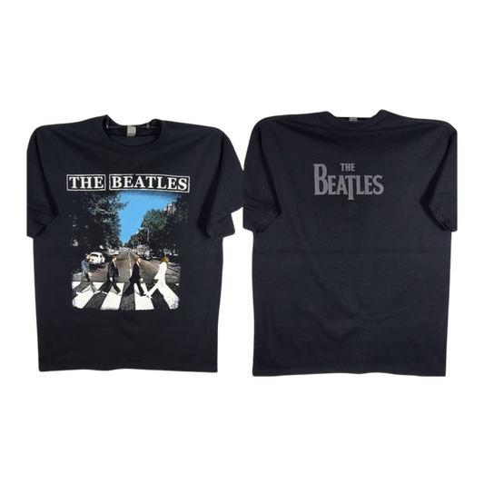 The Beatles - Abbey Road Playera Manga Corta Negra