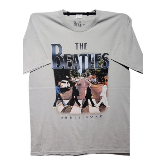 The Beatles - Abbey Road Playera Manga Corta Gris
