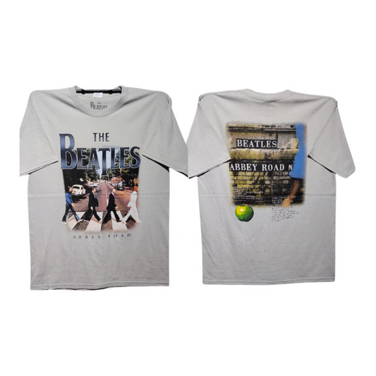 The Beatles - Abbey Road Playera Manga Corta Gris
