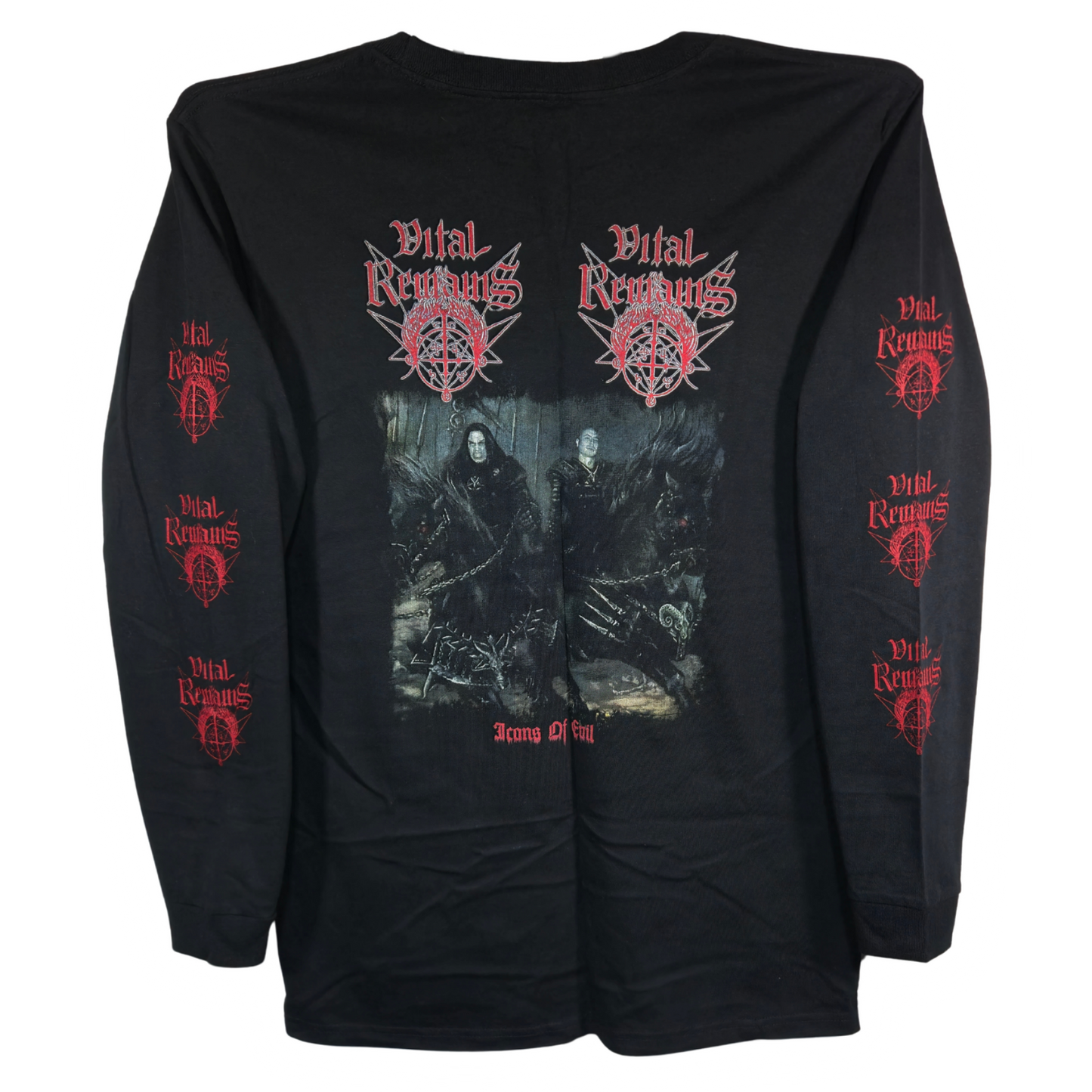 Vital Remains - Icons Of Evil Playera Manga Larga