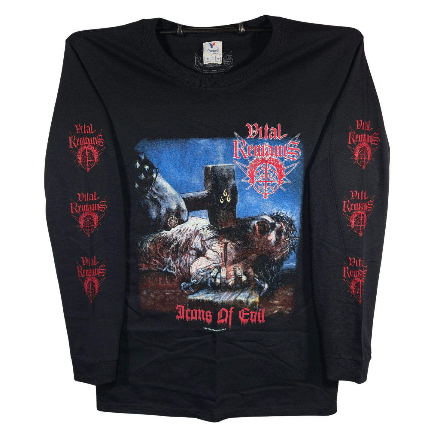 Vital Remains - Icons Of Evil Playera Manga Larga